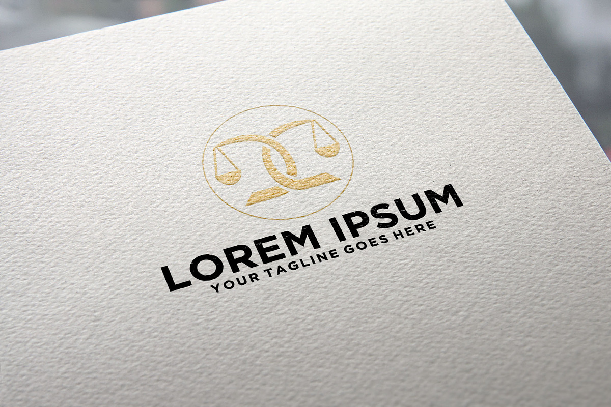 Lawyer justice letter LL logo, a Branding & Logo Template by REDVY CREATIVE