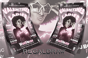 Valentines Day Party Flyer, a Flyer Template by regalDRAW (Thumbnail 2 of 4)