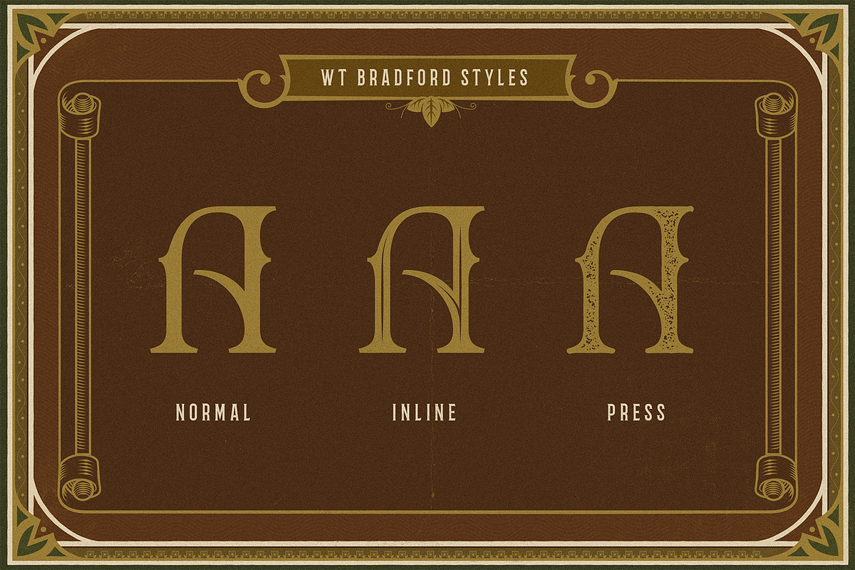WT Bradford, a Font by Winston Type Co. (Photo 10 of 13)