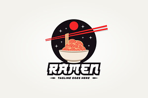 japanese noodle ramen logo template, a Branding & Logo Template by Blazybone