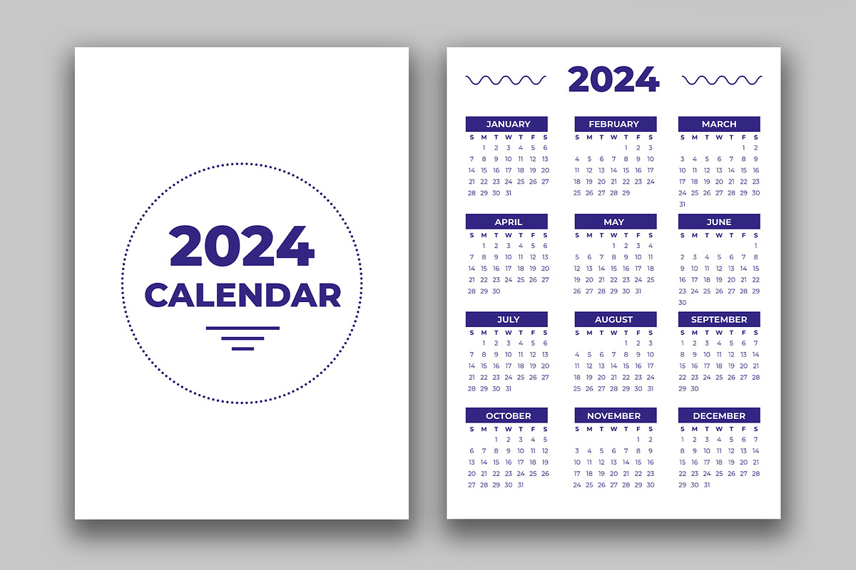 Calendar Design Template, a Stationery Template by MightyDesign (Photo 2 of 5)