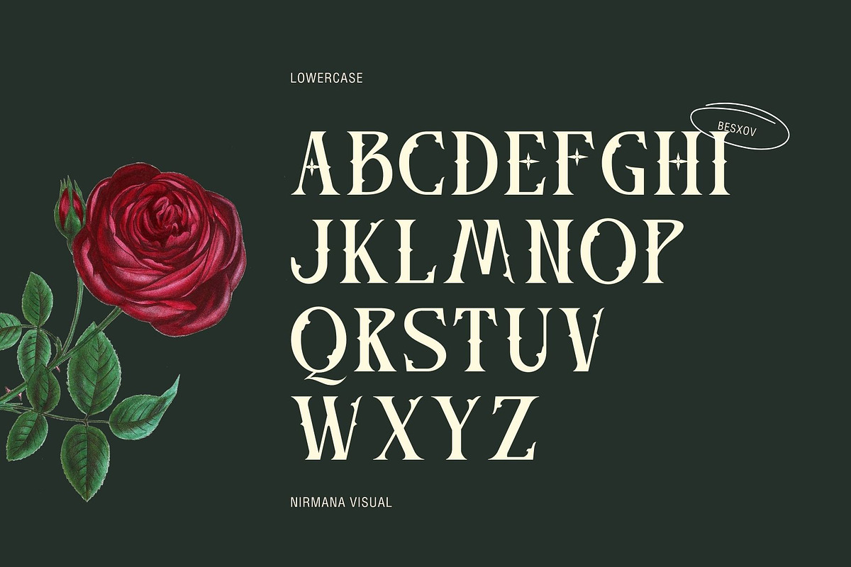Besxov - Blackletter, a Blackletter Font by Nirmana Visual (Photo 7 of 9)