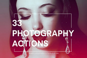 Set 1. 33 Photography Actions, an Action Add-On by JasGraphicTools (Thumbnail 1 of 7)