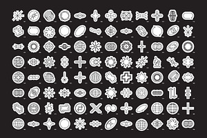 96 Linear Vector Shapes