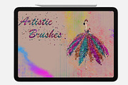 Artistic Brushes for Procreate, a Brush Add-On by FaeryDesign (Thumbnail 2 of 9)