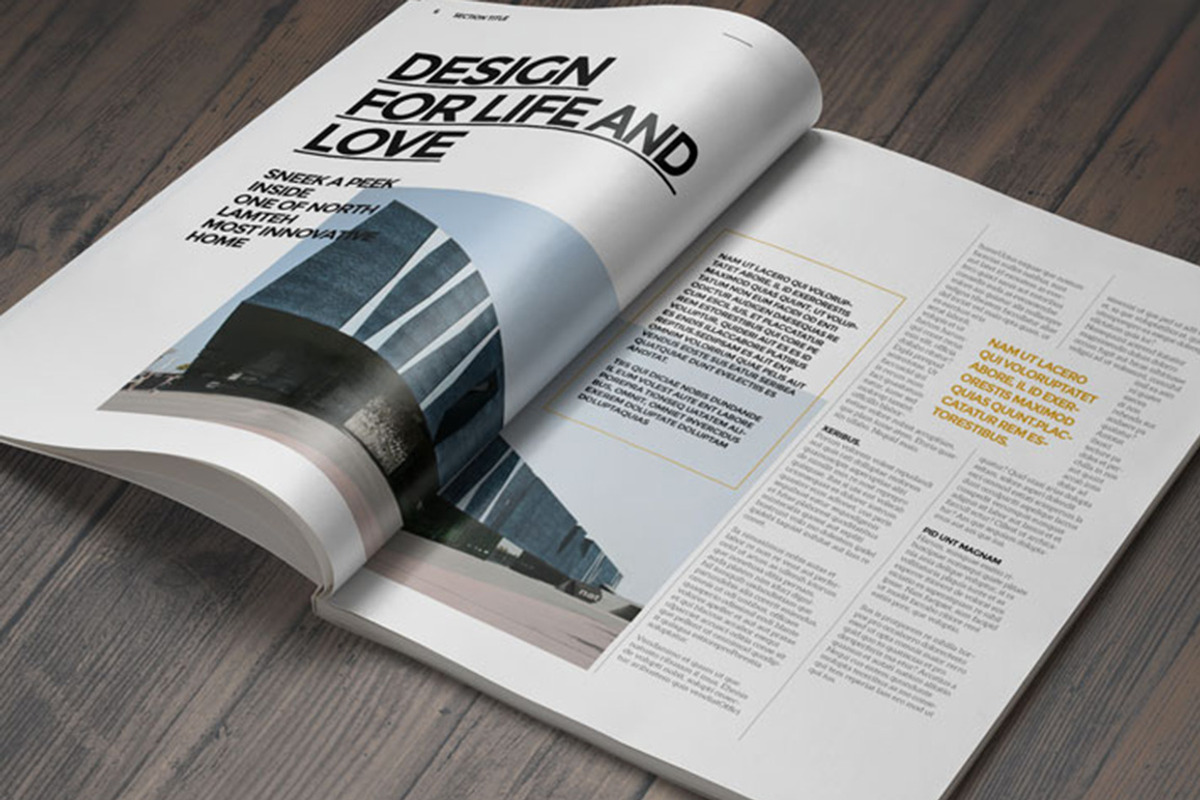 (50% Off) InDesign Magazine Template, a Magazine Template by broluthfi (Photo 3 of 5)