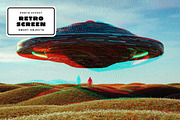Retro TV Screen Photo Effect, a Layer Style Add-On by Design Squad (Thumbnail 1 of 4)