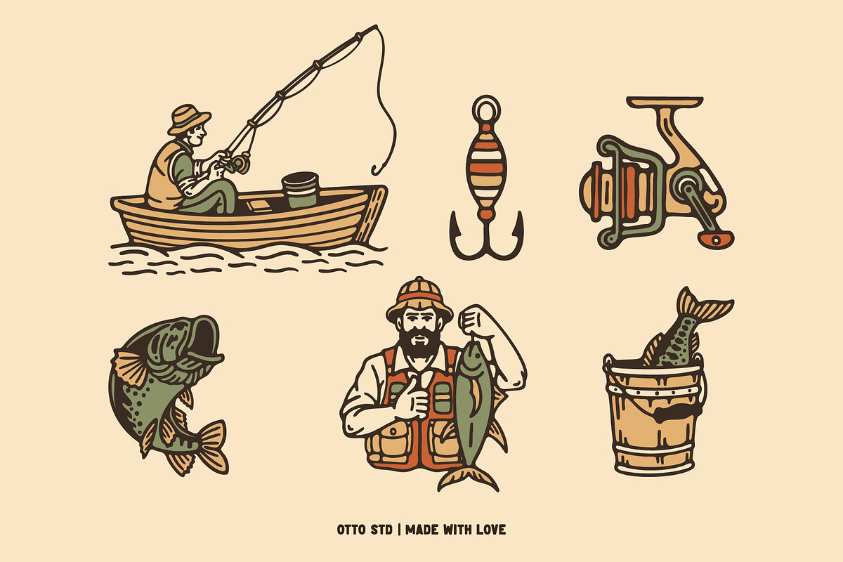 Fishing Illustration, an Illustration by Otto.std (Photo 4 of 7)