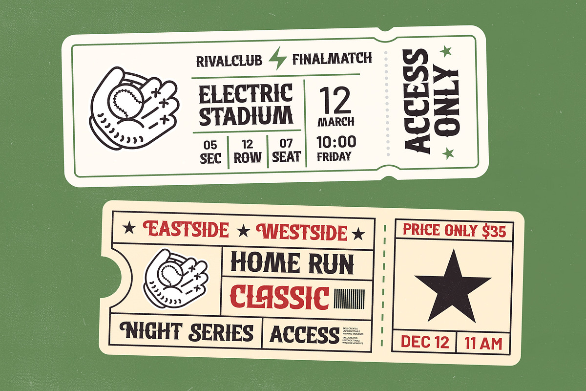Southern Baseball Retro Athletic, a Serif Font by timelesstype.co (Photo 4 of 15)