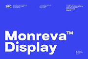 Monreva Display — 7 Weights (+Bonus), a Sans Serif Font by Shiningtown Creative (Thumbnail 1 of 15)