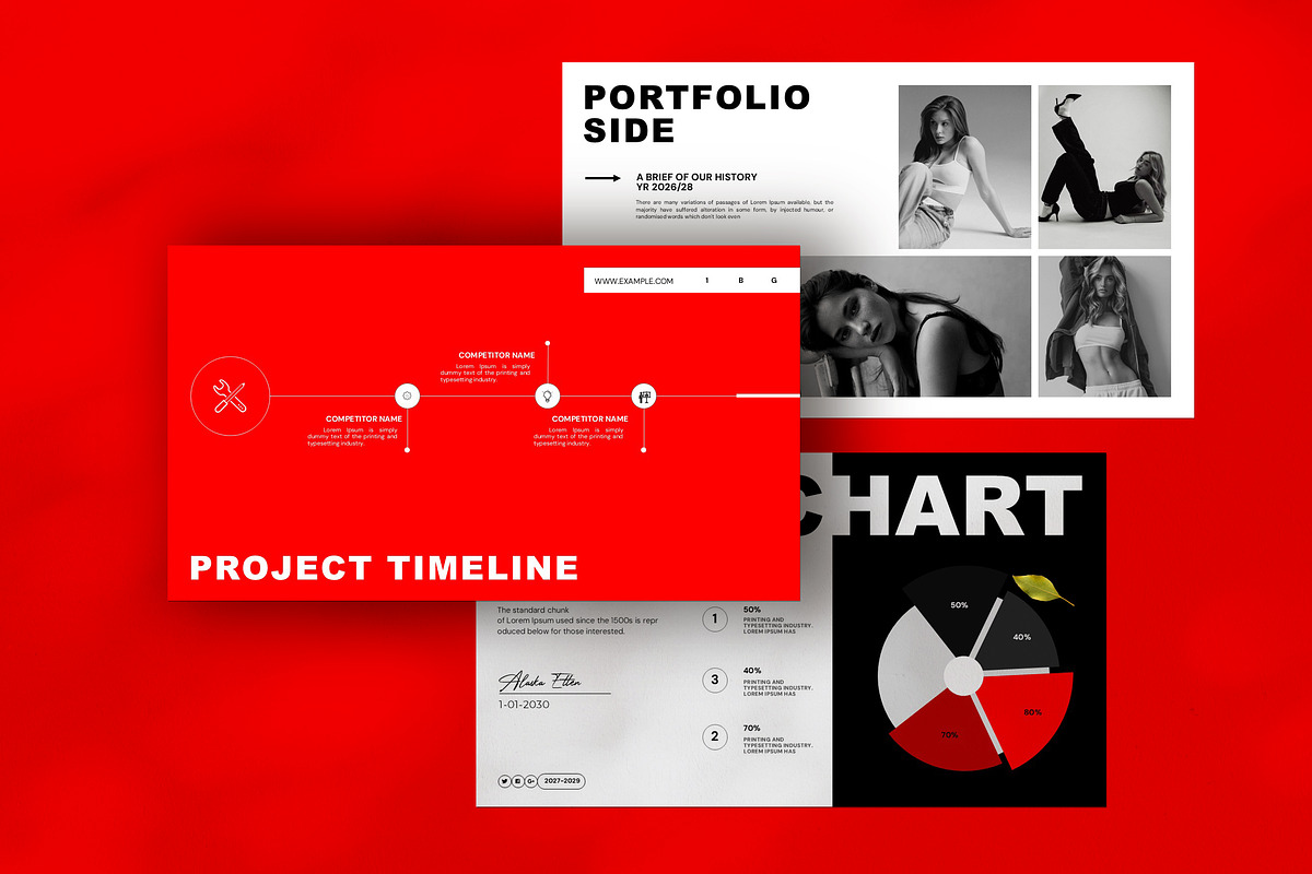 Marketing Plan Presentation Template, a Presentation Template by Alvi-Studio (Photo 3 of 10)