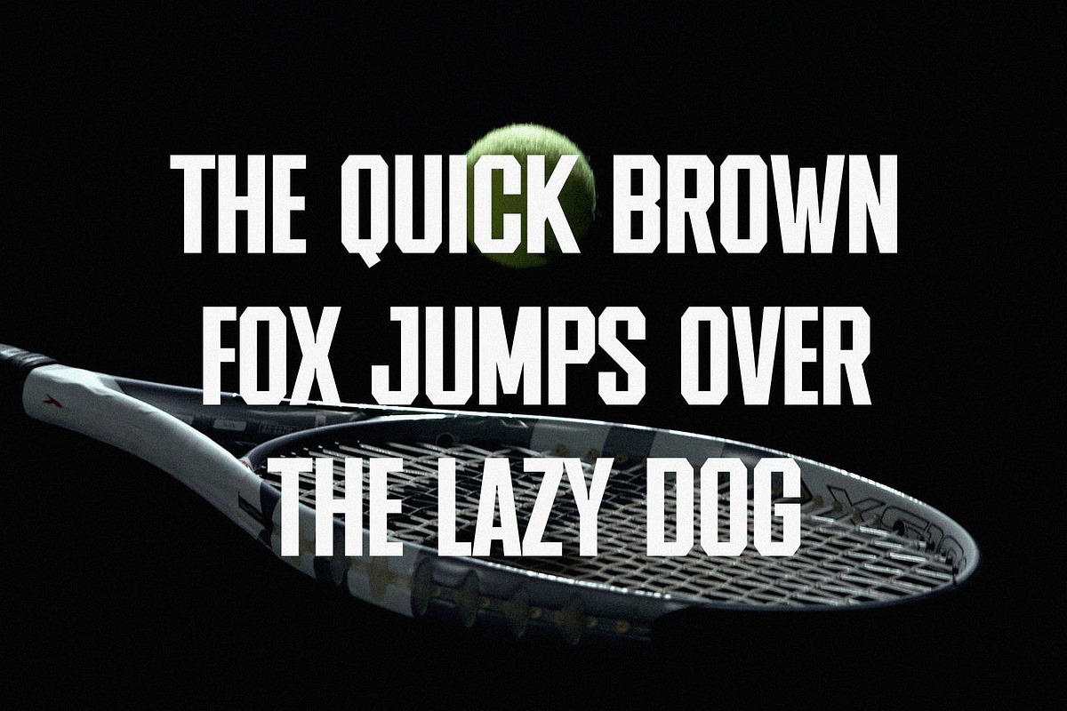 Gunsport - Sport Display Font, a Sans Serif Font by TypeLogue (Photo 2 of 5)
