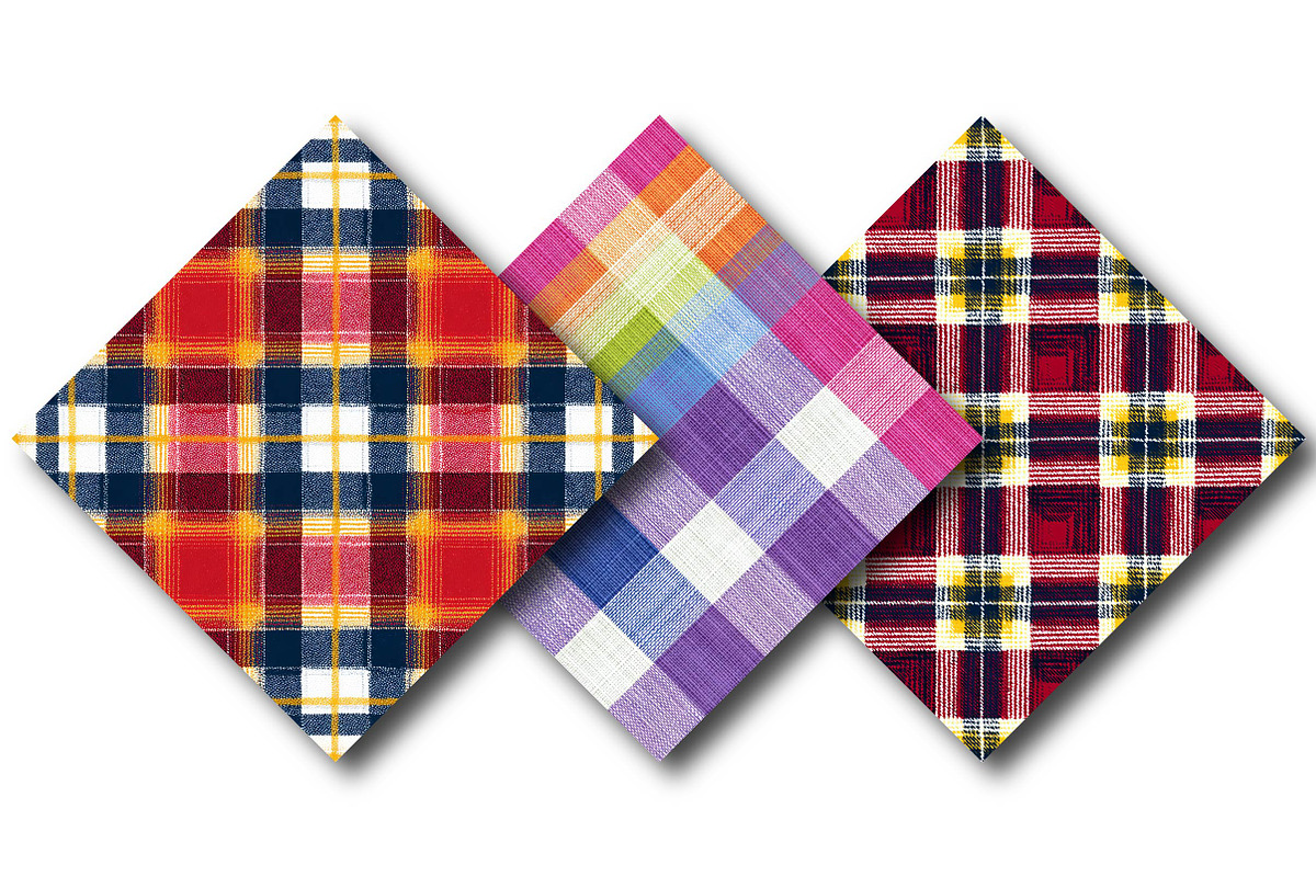 Madras Pattern Plaids, an Illustration by DreamPrint404