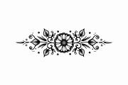 Modern Mandala Line Design, an Illustration by Artivon (Thumbnail 4 of 9)