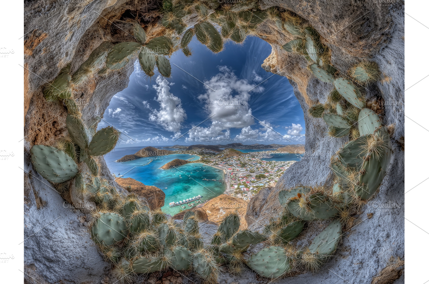 The landscape of an island featuring, a Nature Photo by ZinetroN