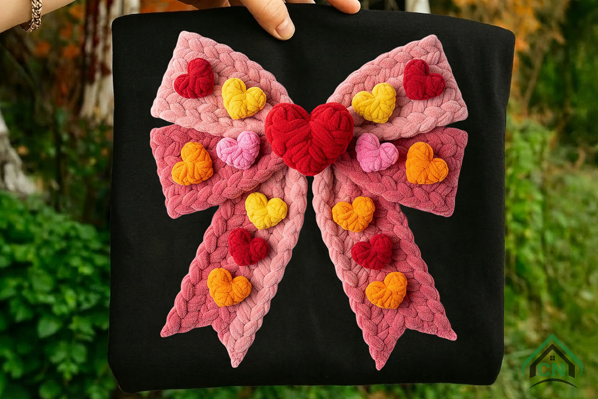 Bow Valentine PNG, an Illustration by Craft Nest (Photo 2 of 5)