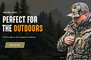 Leo Huntor - Hunting & Outdoor Gear, a Bootstrap Template by LeoTheme (Thumbnail 1 of 11)