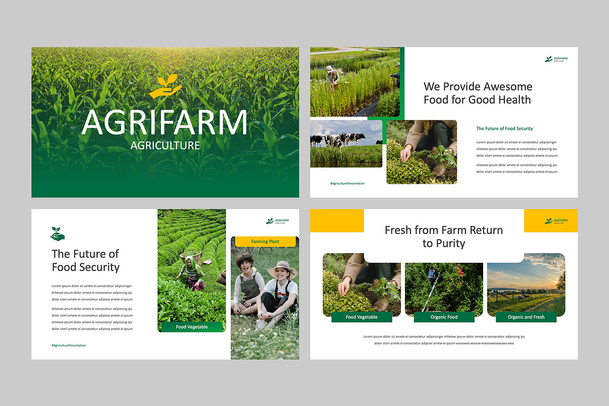 AGRIFARM - Agriculture Google Slides, a Presentation Template by rgbryand (Photo 2 of 9)