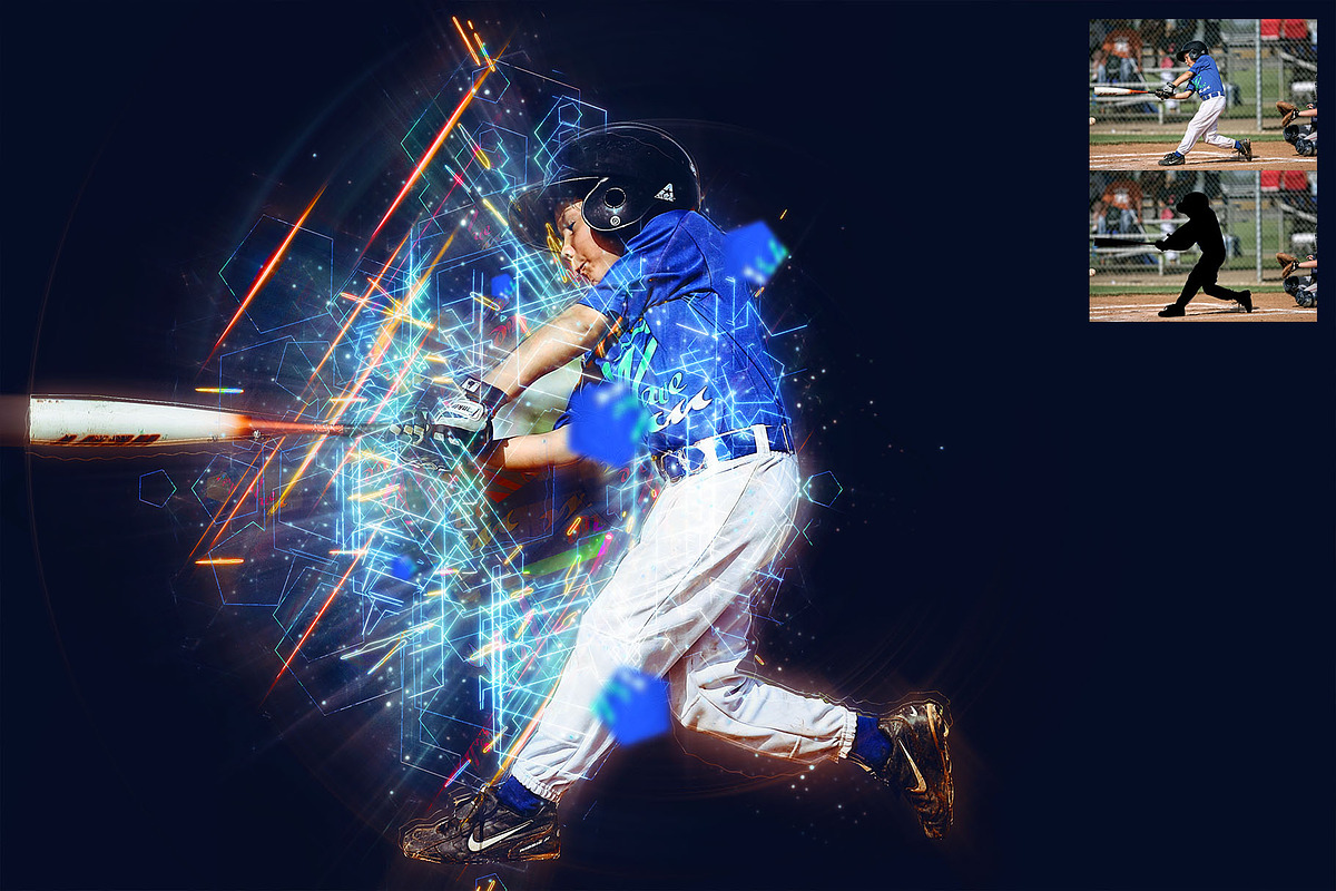 Tesseract Photoshop Action, an Action Add-On by AndriyFM (Photo 12 of 15)