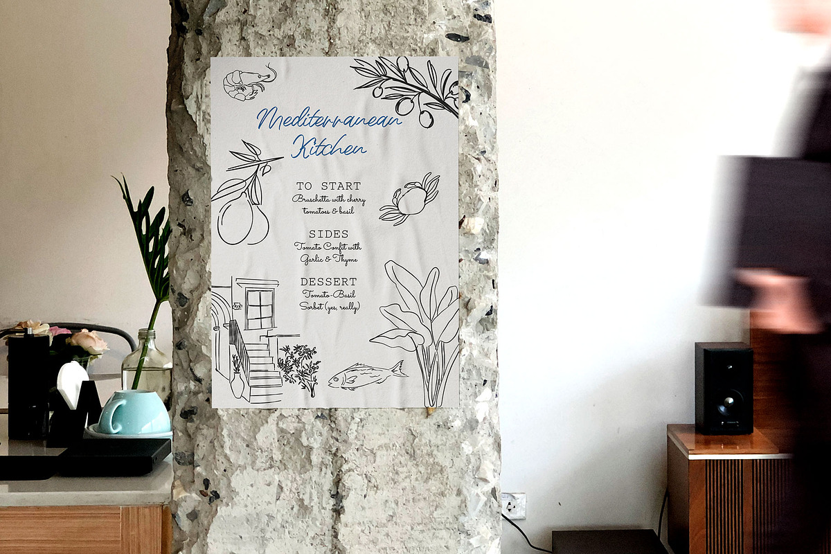 Mediterranean Line Art Collection, a Decorative Illustration by Mio Buono (Photo 12 of 15)