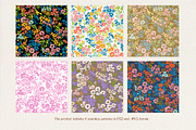 Midsummer. Floral pattern, a Pattern Graphic by emeraldthue (Thumbnail 5 of 6)