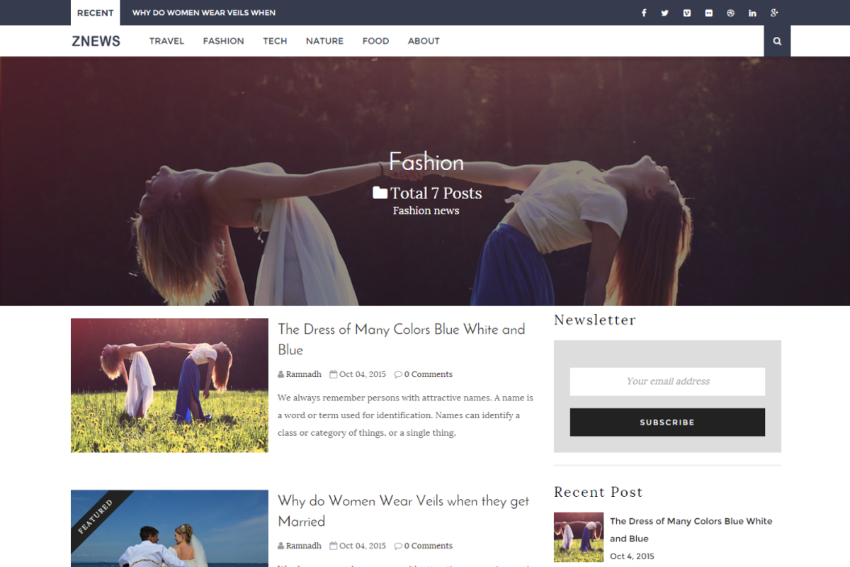 Znews - Magazine Ghost Theme, a Websites & App Template by Weblogtemplates (Photo 3 of 3)