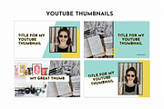 Yellow YouTube Branding Kit Canva, a Social Media Template by ltsdesigns (Thumbnail 2 of 5)
