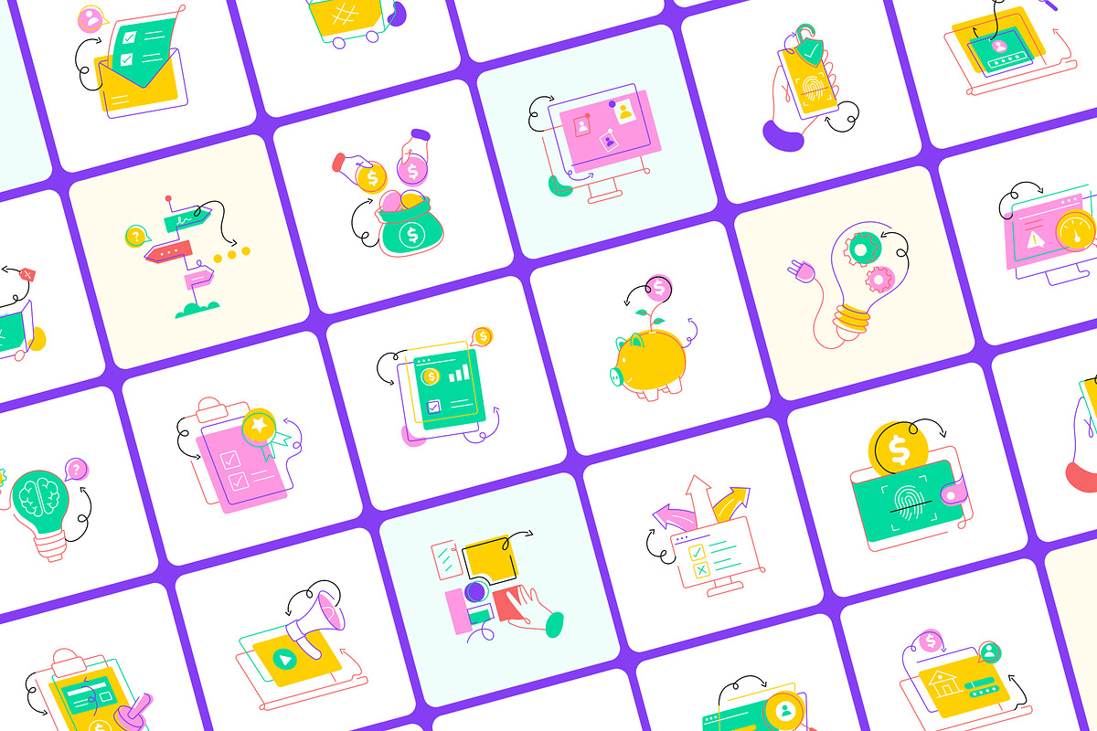 Animated Digital Business Icons, a Duotone Icon by Vectors Market (Photo 3 of 4)