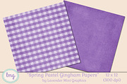 Spring Pastel Gingham Papers, a Pattern Graphic by Lavender Mint Graphics (Thumbnail 6 of 7)
