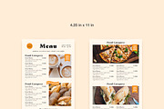 Bakery Coffee Shop Print Menu Layout, a Brochure Template by Juan ePrint Shop (Thumbnail 2 of 2)