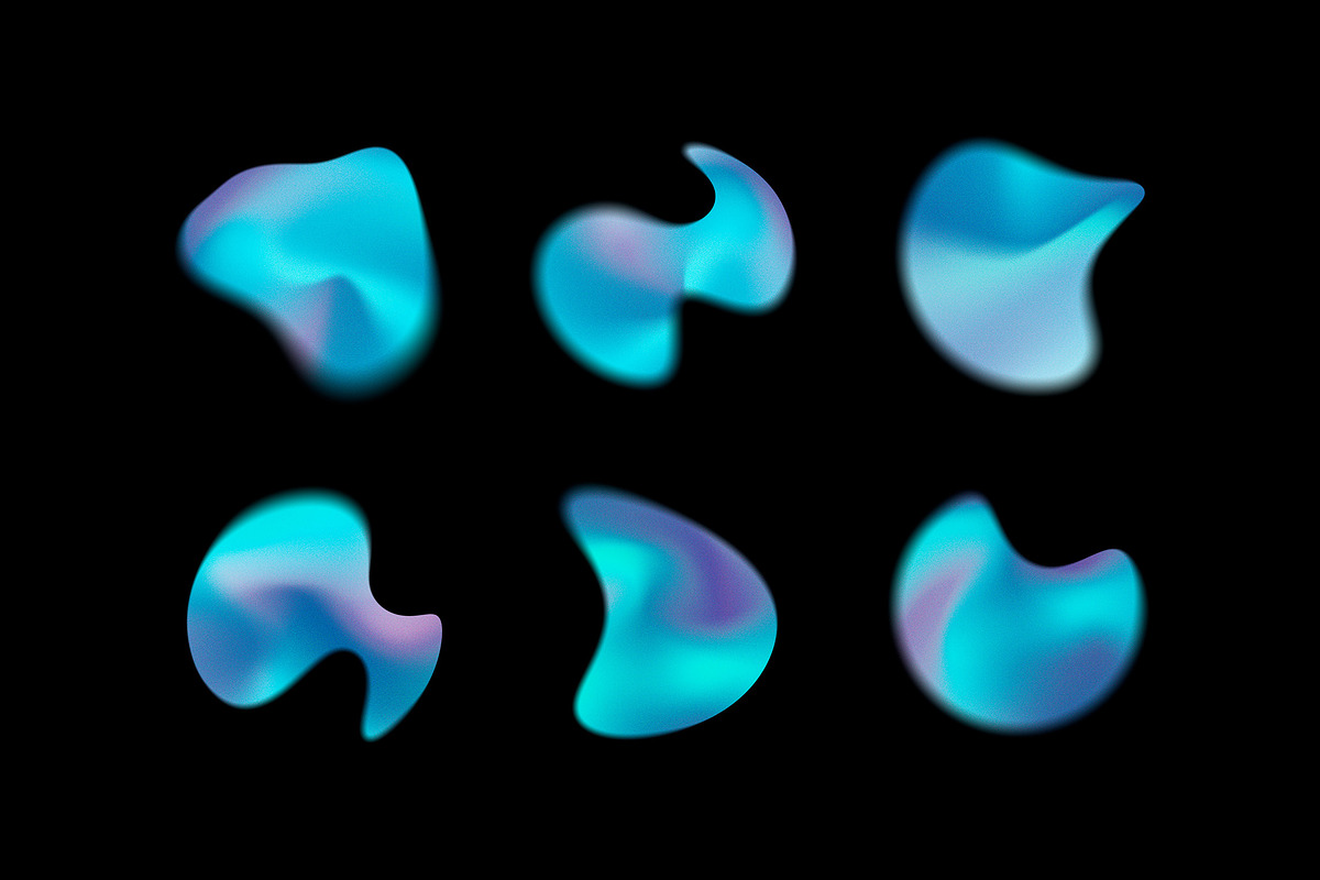 Chroma Gradient Shapes Collection, a Texture Graphic by pixelbuddha.net (Photo 17 of 21)
