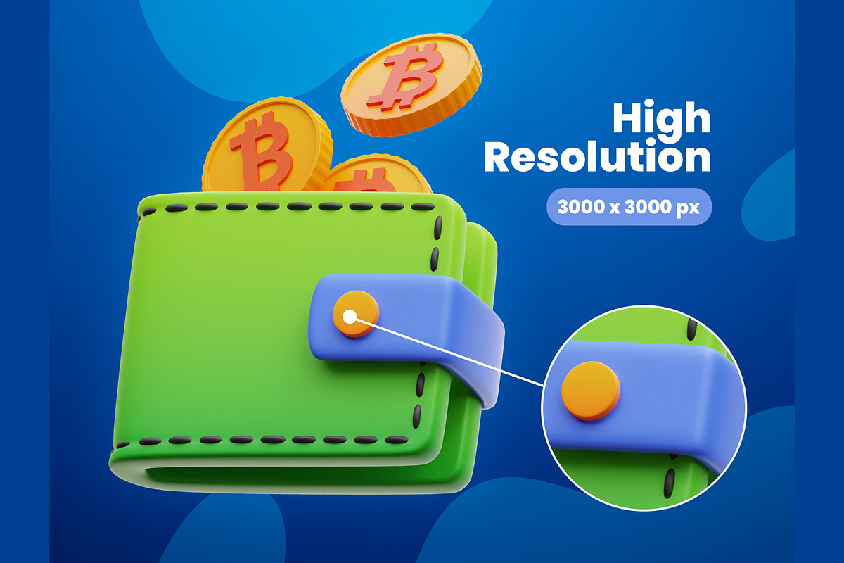 Cryptocurrency 3D Icons, an Object 3D Model by Rakata Studio (Photo 4 of 7)