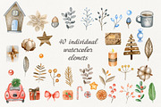 Magical cozy Christmas, a Decorative Illustration by ViolettaKh (Thumbnail 2 of 7)