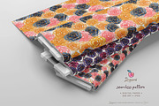 boho flowers, 8 Seamless Pattern 020, a Pattern Graphic by Drawberx (Thumbnail 8 of 10)