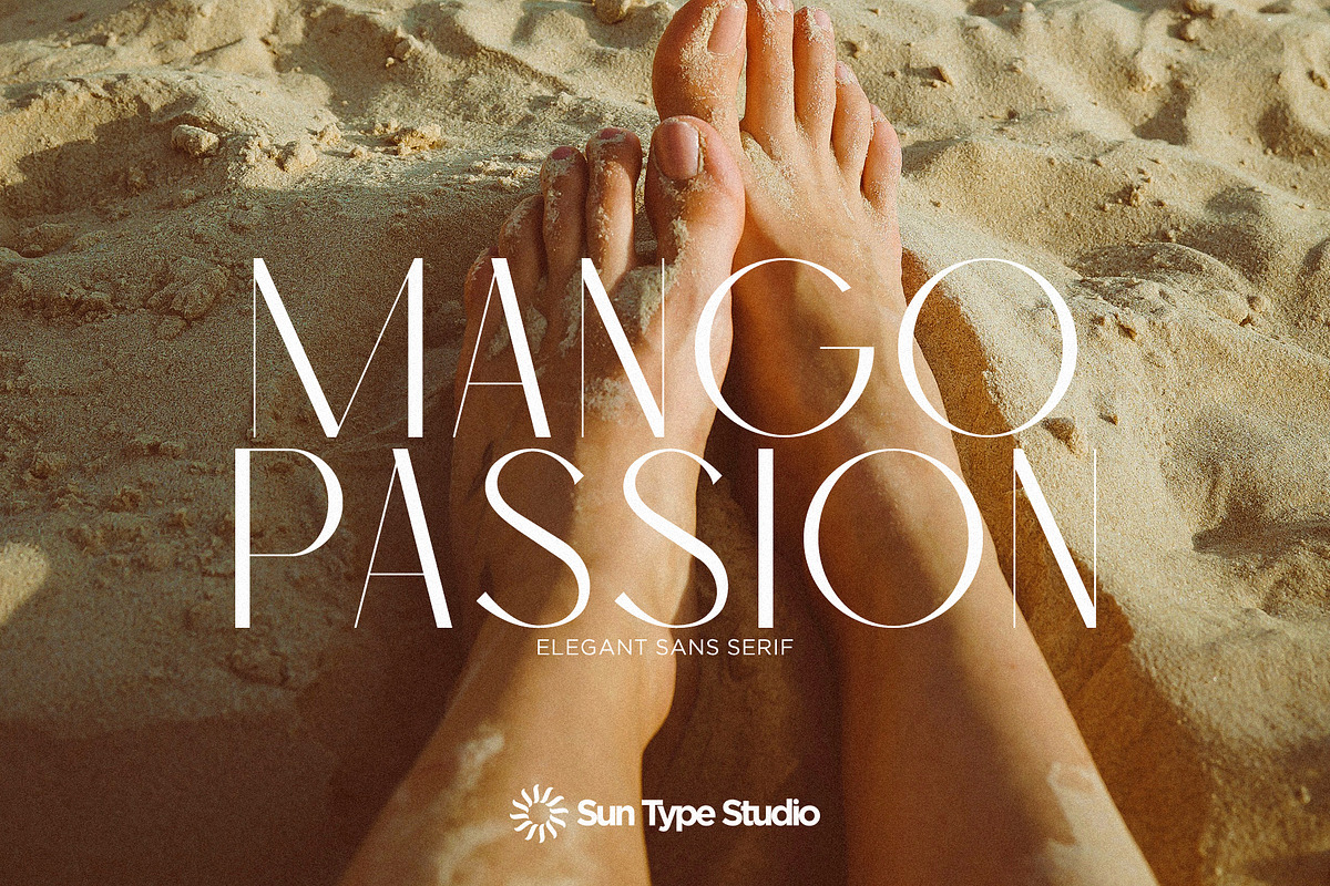 Mango Passion - Elegant Sans Serif, a Sans Serif Font by Schrifted Type (Photo 1 of 8)
