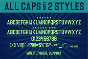 Arcana a Display Typeface Font, a Sans Serif Font by Vilogsign (Thumbnail 6 of 6)