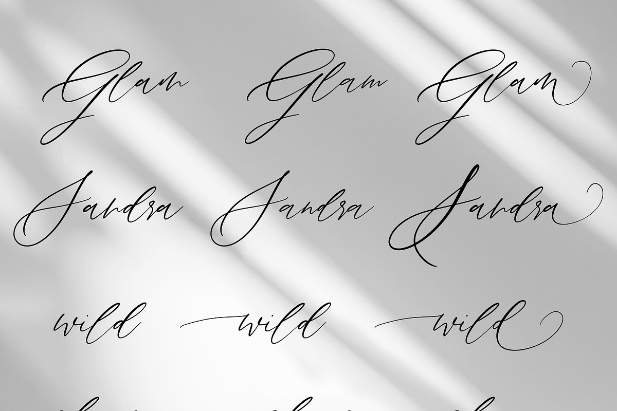 Aria Script, a Handwritten Font by Creative Foundry (Photo 2 of 8)