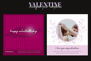 Valentine Instagram Post Templates