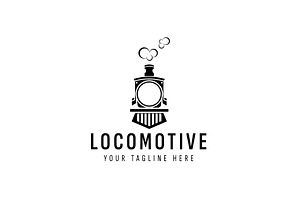locomotive logo icon illustration, a Branding & Logo Template by Dyn Studio
