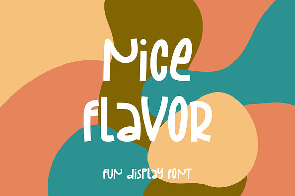 Nice Flavor - Fun Display Font preview 7