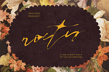 Noctis | A Ink Script Font