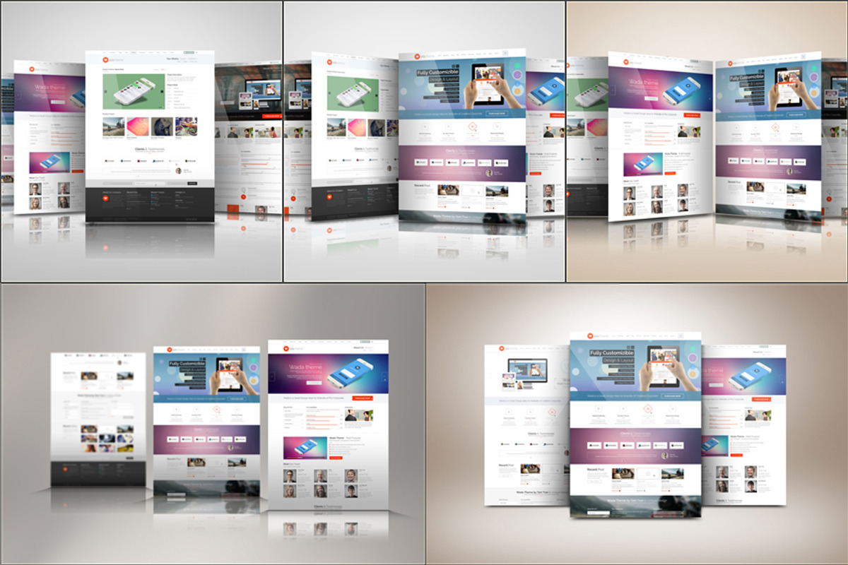 Web Showcase MockUps Bundle, an iPad Mockup by RgraphicsDesign (Photo 3 of 5)