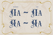 Mooners - Victorian Typeface, a Serif Font by Burntilldead (Thumbnail 9 of 11)