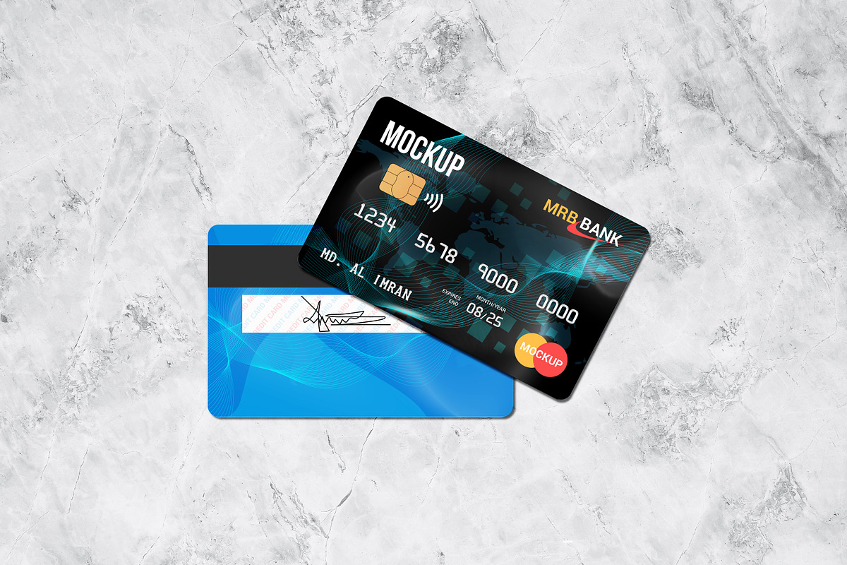 Membership Card / Credit Card Mockup, a Mockup by alimran24 (Photo 8 of 11)