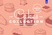 Vintage cakes collection, a Texture Illustration by blauananas (Thumbnail 1 of 15)