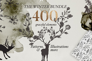 Golden Winter Patterns Bundle