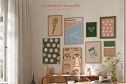Tennis & Sport Icons + Marker Font, an Object Graphic by Laras Wonderland (Thumbnail 3 of 10)