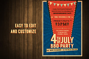 Retro BBQ Invitation Flyer, an Invitation Template by pallabip (Thumbnail 3 of 5)