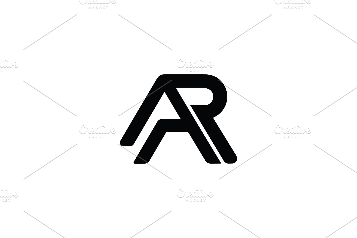 Modern AR Lettermark Logo Design, a Branding & Logo Template by Vectorium Studio (Photo 1 of 2)
