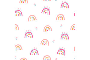 Colorful seamless pattern, a Decorative Illustration by Elen_Art